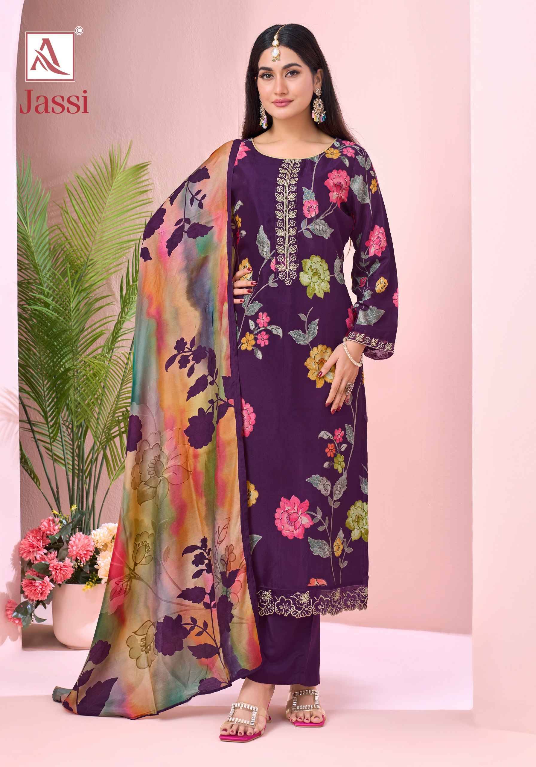 JASSI 1048 SERIES BY ALOK 01 TO 04 Beautiful Stylish Festive Suits Fancy Colorful Casual Wear & Ethnic Wear & Ready To Wear Heavy Cotton Print Dresses At Wholesale Price